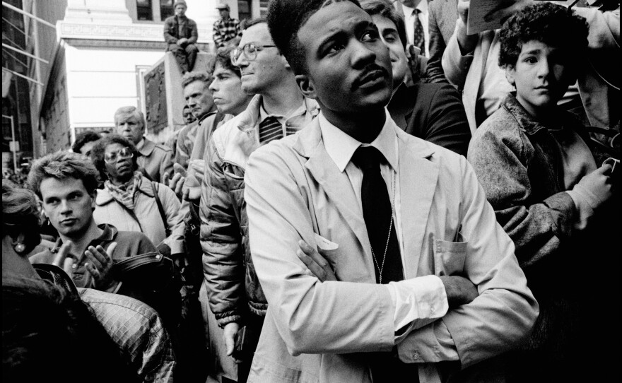 USA. New York City. 1989. Rally for David Dinkins.