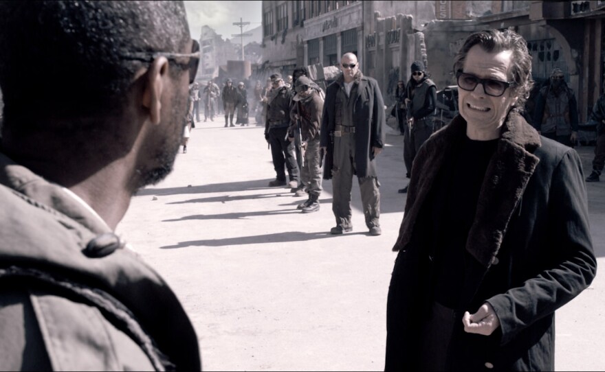 Denzel Washington and Gary Oldman square off in "The Book of Eli"