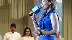 Mexican presidential candidate Josefina Vazquez Mota during a campaign visit to Ciudad Juárez.