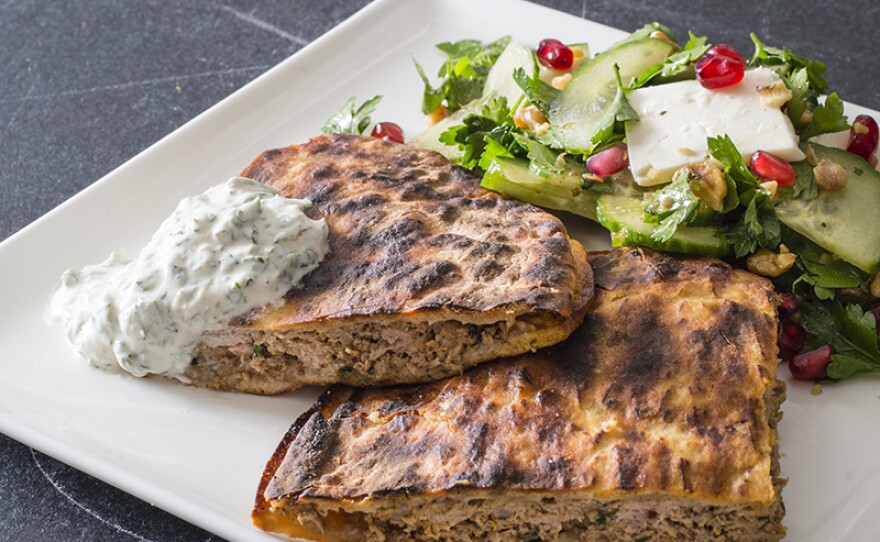 Grilled lamb pita burgers. In Season 18 of AMERICA'S TEST KITCHEN, hosts Bridget Lancaster and Julia Collin Davison head into the test kitchen to bring viewers equipment reviews, taste tests, and recipes for the home cook.