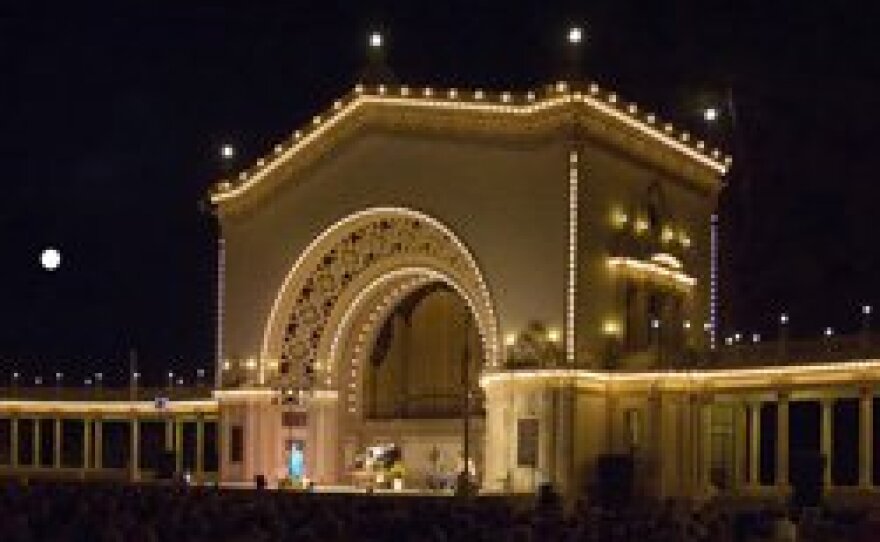 Shown in the photo is the Spreckles Organ Pavillion in Balboa Park.