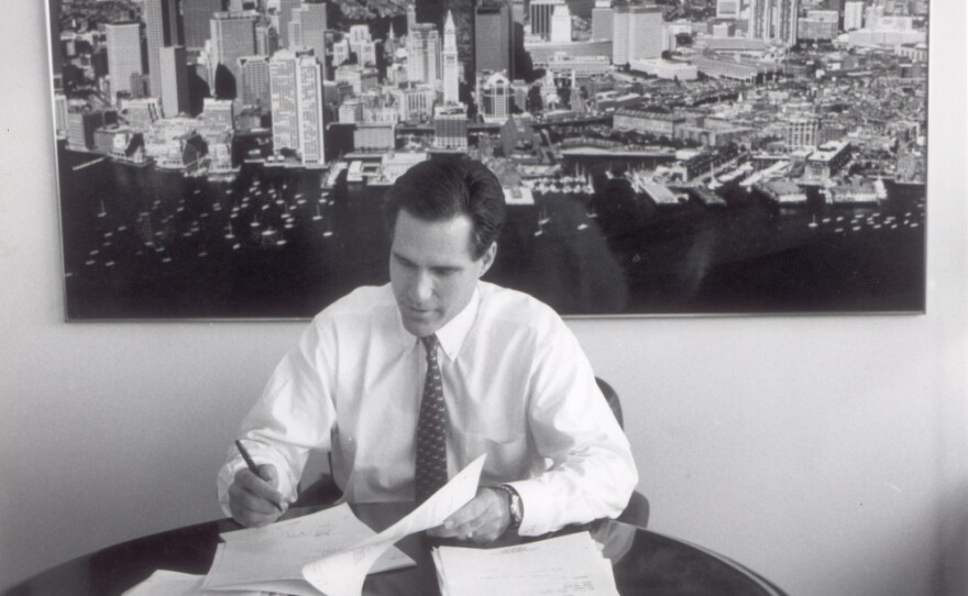 Mitt Romney, when he headed Bain Capital.