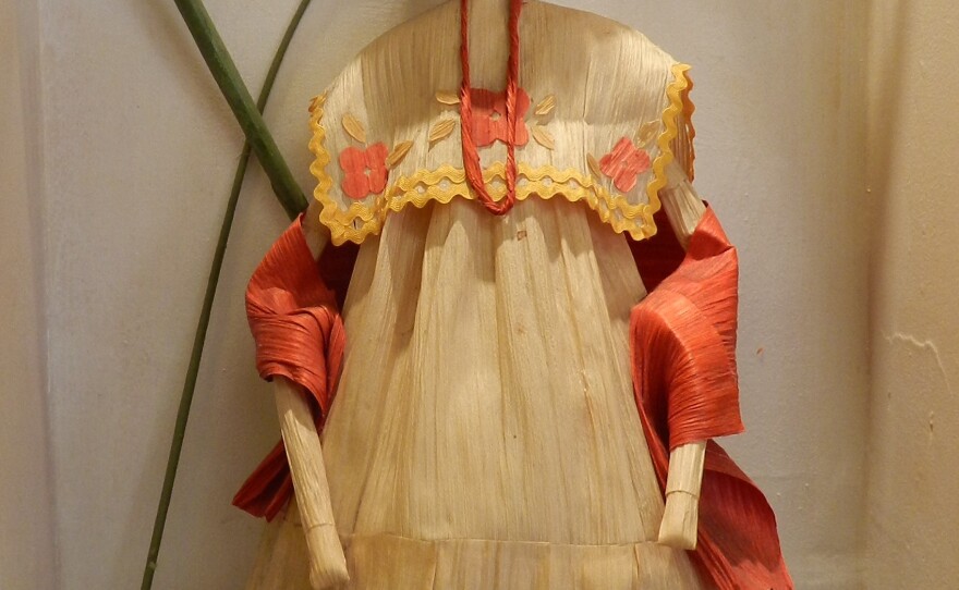 Traditional Mexican dolls, photos, and art is on display at El Borrego.