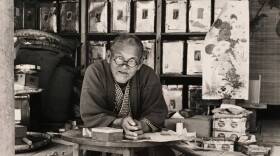 Detail of "Seed store," by Charles Eugene Gail; c. 1952. 