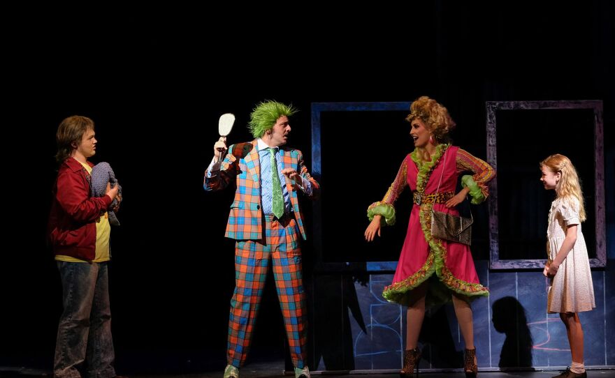 A 2019 photo of The Wormwood family from Moonlight's production of "Matilda The Musical."