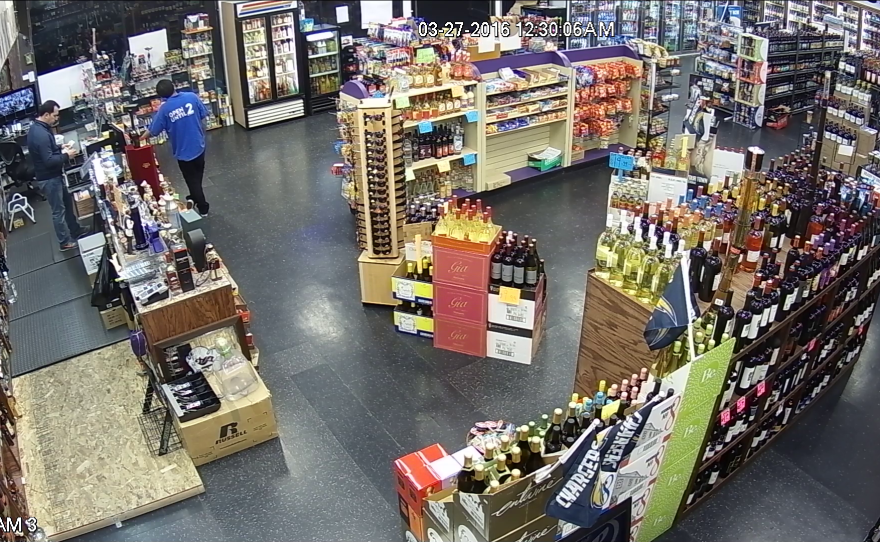 Surveillance footage from inside the 7-Eleven in Vista the night Jose Blanco was shot, March 27, 2016.
