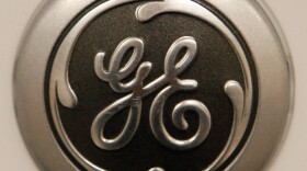 The G.E. logo.