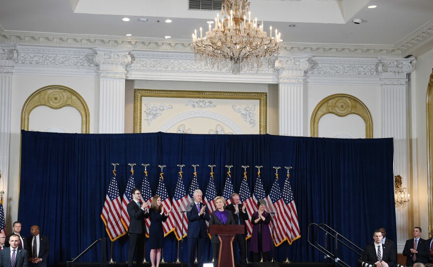 Clinton delivered her concession speech for the 2016 presidential election at the Wyndham New Yorker Hotel on Wednesday, Nov. 9.