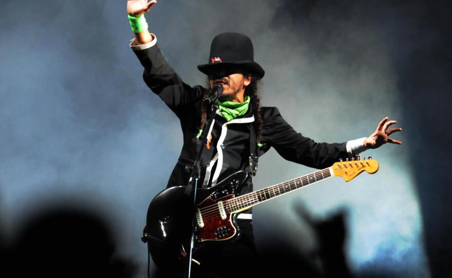 Cafe Tacvba main singer Ruben Albarran.