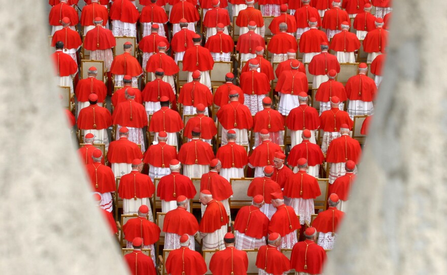Cardinals in the Catholic Church wear red to signify their willingness <a href="http://abcnews.go.com/Health/Pope/story?id=640088">to give their lives for the church</a> — the red recalls the blood of the martyrs who died for Christ.
