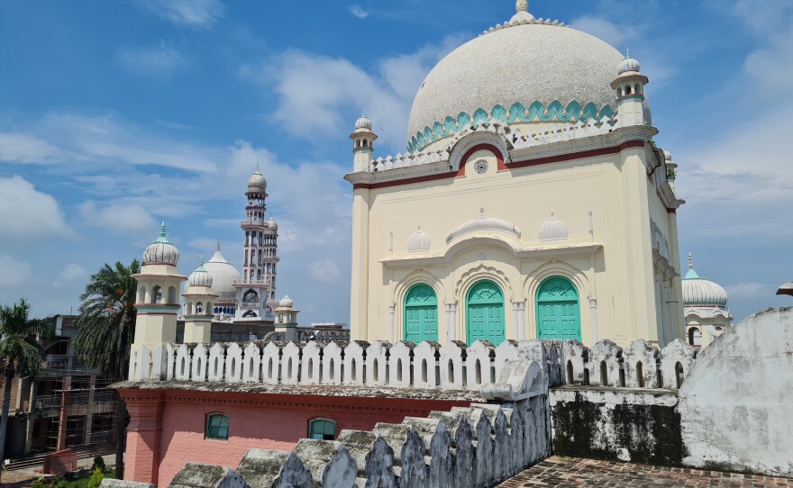 Buildings on the campus of the Darul Uloom seminary in Deoband, India.
