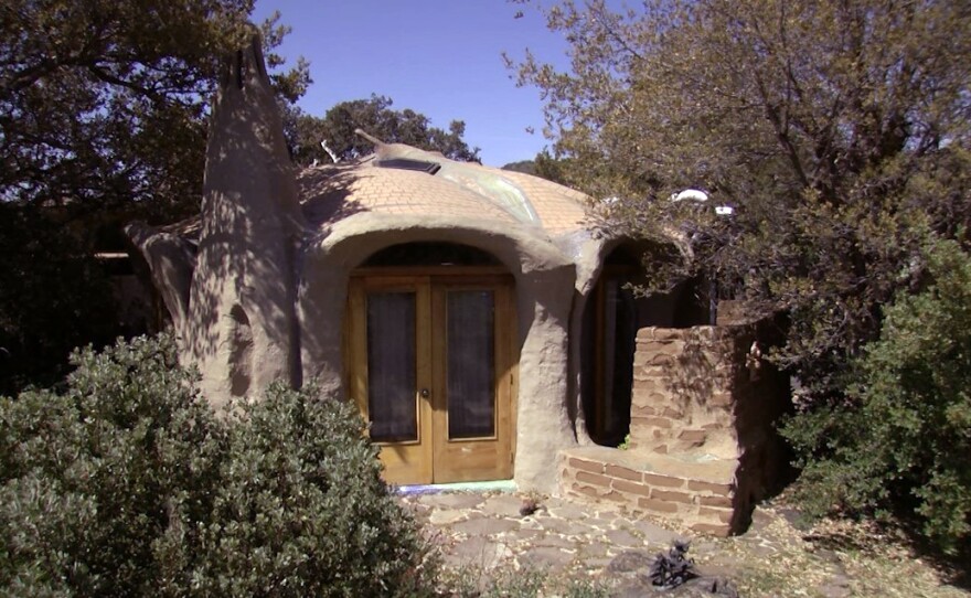 A building on the Julian property of architect James Hubbell, April 11, 2017.