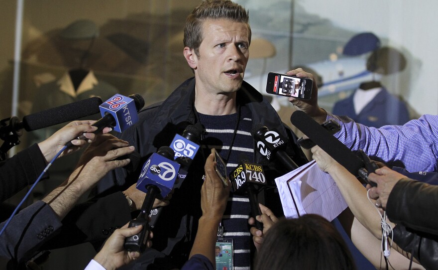 San Francisco International Airport public information officer Doug Yakel updates the media on the status of the investigation and those who were onboard.