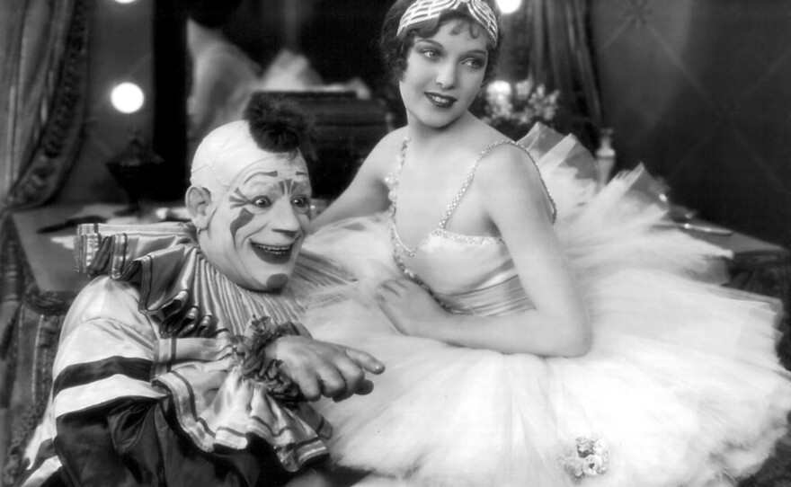 Lon Chaney, Sr. in "Laugh, Clown, Laugh" inspired by the opera "Pagliacci."