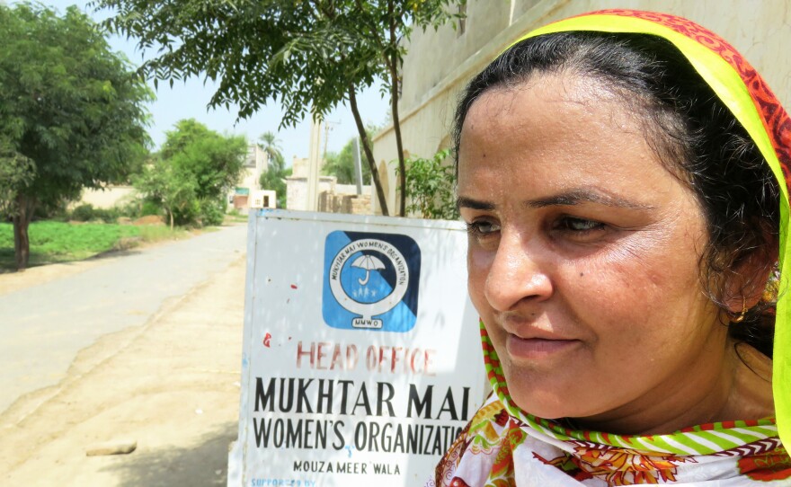 Mukhtar Mai advocates against honor killings and runs a women's shelter and a school for girls in southern Punjab. In 2002, Mai was gang-raped as punishment when her 12-year-old brother was accused of dishonoring another family.