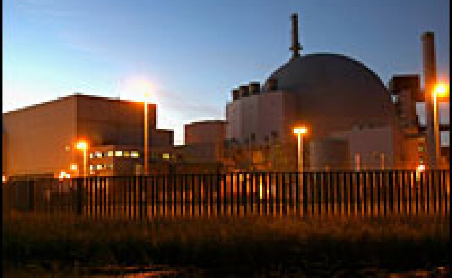 The Brokdorf nuclear power plant, near Hamburg, Germany