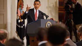 U.S. President Barack Obama answers a question during a news conference in the East Room of the White House July 22, 2009 in Washington, DC. 