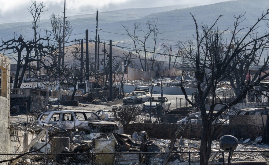 This is Lahaina in August 2023 after the wildfires - the deadliest wildfires in the U.S. in more than a century. The blazes killed 101 and destroyed or damaged more than 2,000 structures.