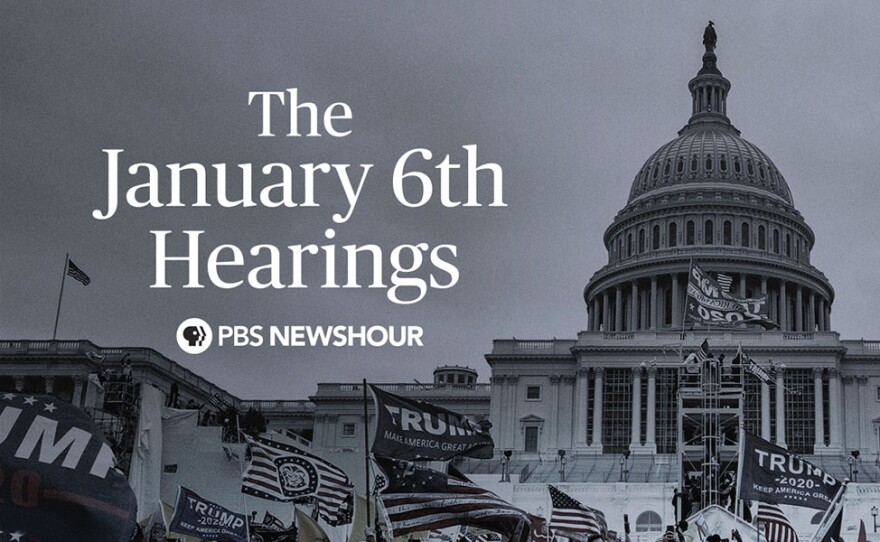 Graphic for coverage of the January 6th Hearings 