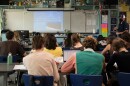 Students in a classroom at a high school in California on March 1, 2022.
