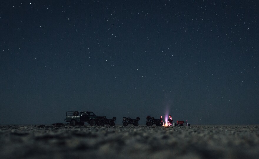 Caitlin McConnico tweeted us this picture taken in early June while camping at Makgadikgadi Pans National Park in Botswana.