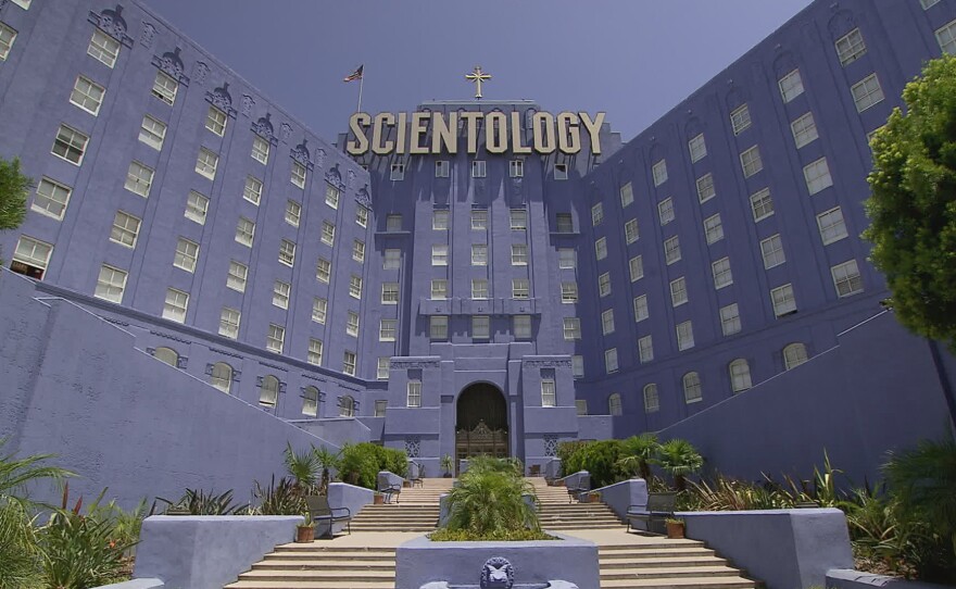 Alex Gibney's <em>Going Clear</em> is based on <a href="http://www.npr.org/books/titles/170009218/going-clear-scientology-hollywood-and-the-prison-of-belief">a book</a> by Pulitzer Prize-winning author Lawrence Wright.