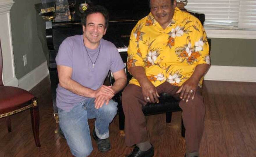 Joe Lauro, director/producer AMERICAN MASTERS "Fats Domino And The Birth Of Rock ‘n’ Roll," and Fats Domino.