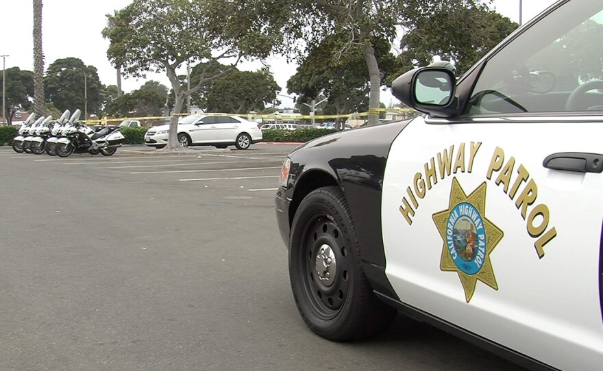 A California Highway Patrol car is pictured in this undated photo.