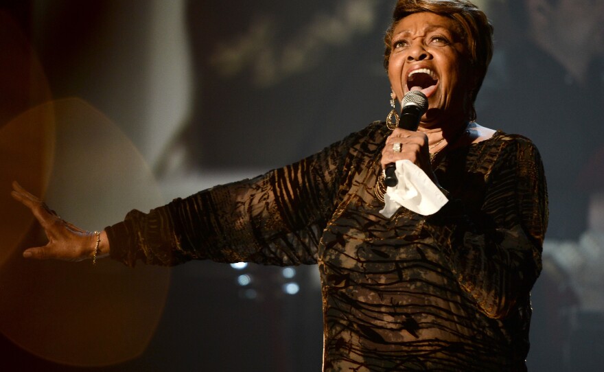 Singer Cissy Houston performs onstage during the 2012 BET Awards in Los Angeles, California.
