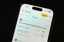 The prediction market app Kalshi is displayed on a mobile phone Thursday, April 16, 2026, in Chicago.