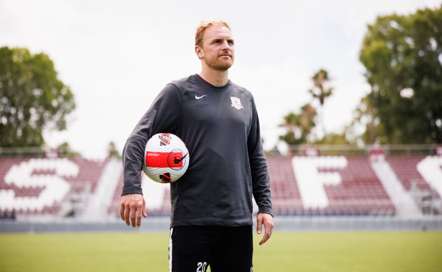 Sacramento Republic FC midfielder Matt LaGrassa.