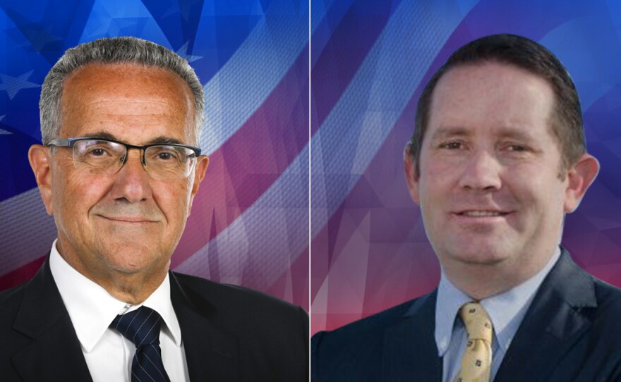 Joe LaCava and Will Moore are shown in these undated campaign photos.