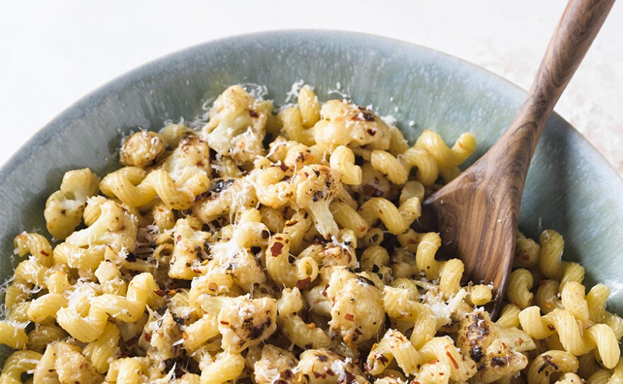 Two-Cheese Pasta with Cauliflower.