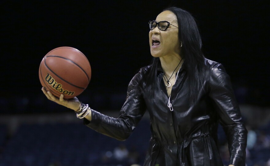 South Carolina head coach Dawn Staley.
