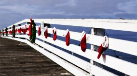 Flickr member San Diego Images took this shot early Christmas morning at San Diego's Chrystal Pier. 
