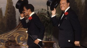 Sammy Davis, Jr. and Bob Hope performing at the "Bob Hope All-Star Tribute to Palace Theatre" in January 1978.