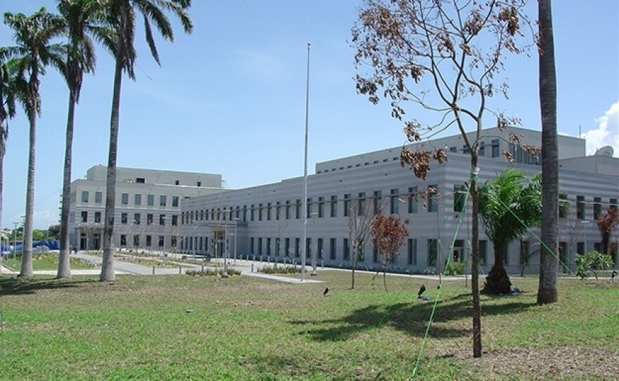 The real U.S. Embassy in Accra.