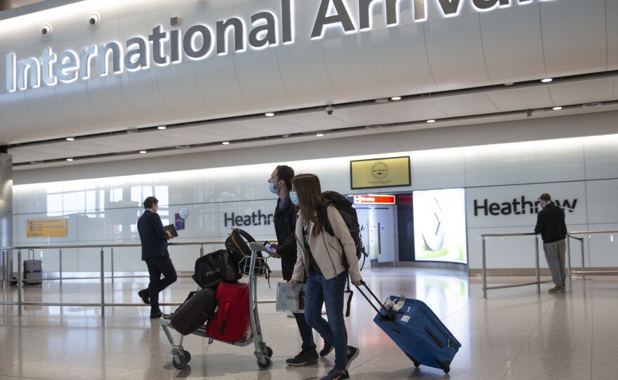 England will soon lift a 14-day quarantine requirement for travelers from more than 50 countries and territories, including Italy, Germany, France and Spain, the Department for Transportation said Friday. The U.S. is not among the exempt countries.