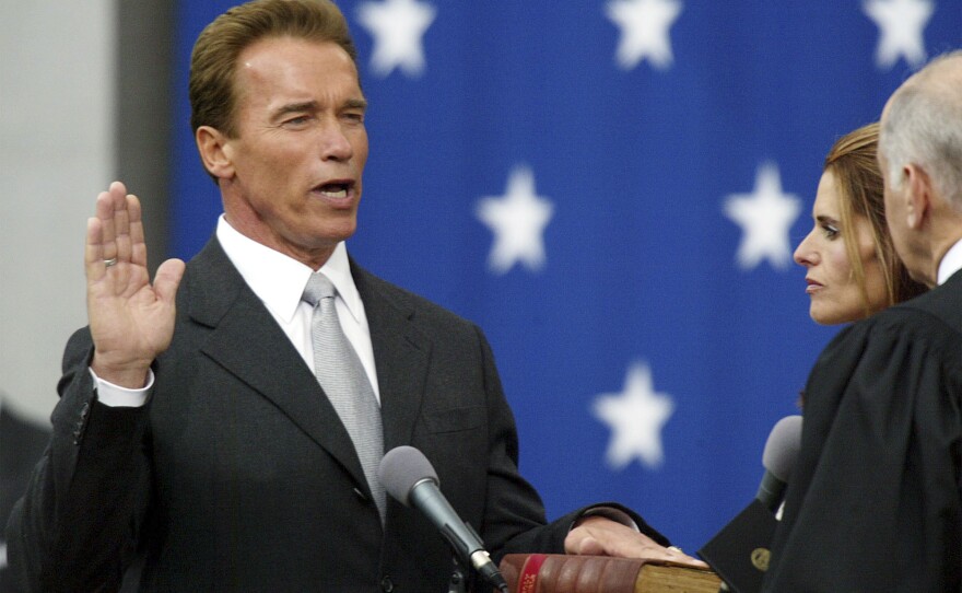 Republican Arnold Schwarzenegger won back the governor's office in a historic recall election in 2003. But Schwarzenegger didn't seem interested in building up the rest of the party.