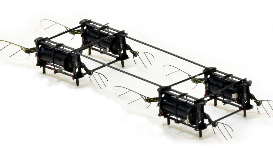 Kevin Chen, an assistant professor at the Massachusetts Institute of Technology, envisions a time when his insect-sized drone could be used as a search and rescue robot — to find survivors in disaster debris that bigger drones couldn't reach.