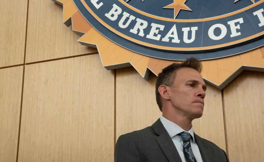 Gregory Hansen, FBI supervisory special agent in charge of investigating human trafficking, including crimes against children, at the FBI San Diego Field Office, Sept. 18, 2024.