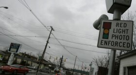 A red-light camera in Columbus, Ohio.