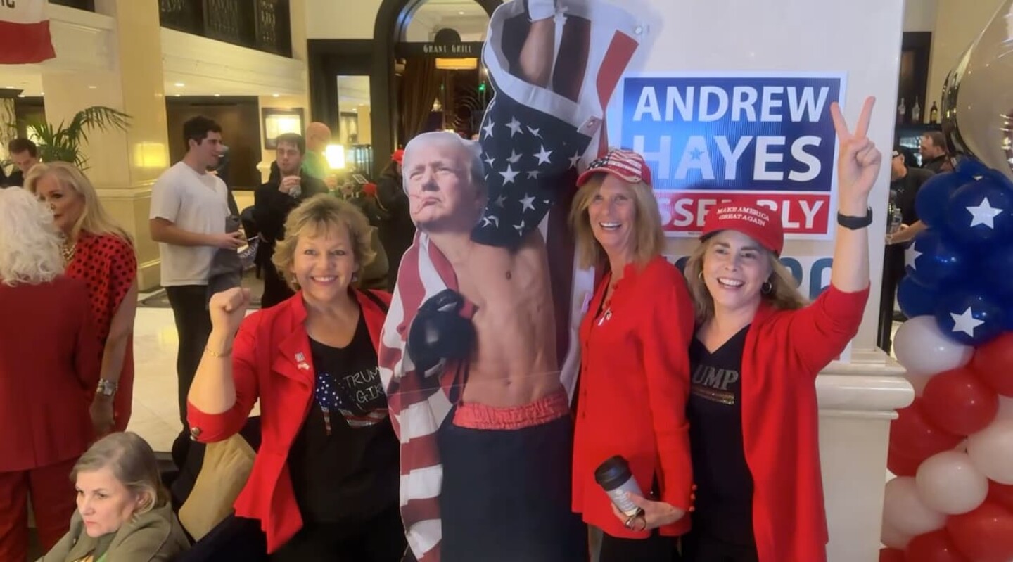 Republicans celebrated Election Night wins at the US Grant Hotel in downtown San Diego. November 5, 2024