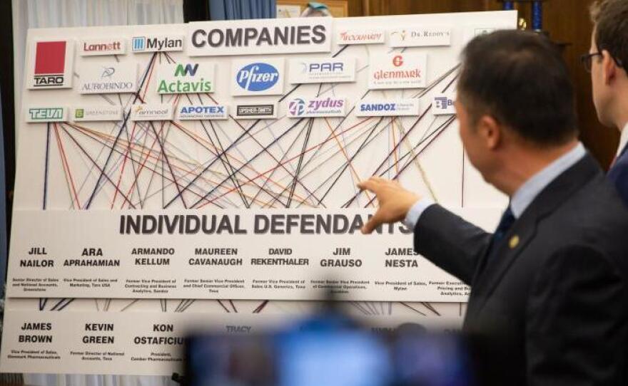 Connecticut Attorney General William Tong says the generic drug industry is profiting "in a highly illegal way" from Americans. Tong is at the forefront of a multistate lawsuit filed May 10 that alleges companies worked together to set prices.