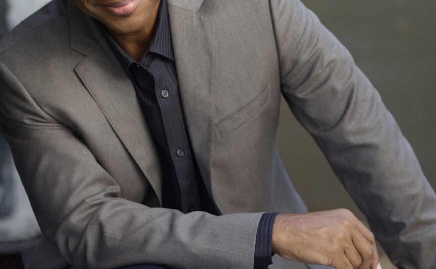 A promotional photo of musician Branford Marsalis.