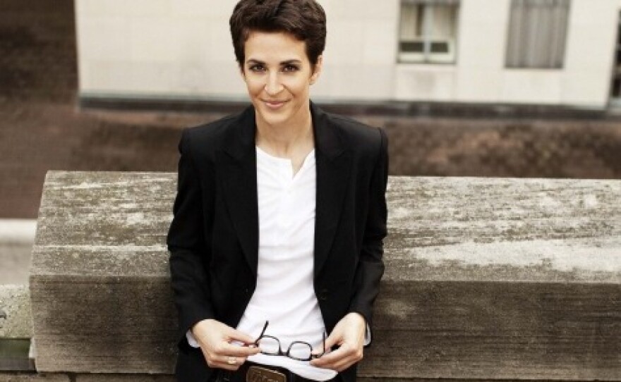 Rachel Maddow hosts the nightly news talk show <em>The Rachel Maddow Show</em> on MSNBC.