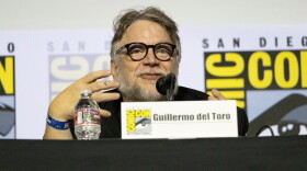 Guillermo del Toro discussed his hatred of AI in filmmaking at a panel at Comic-Con, July, 24, 2026.