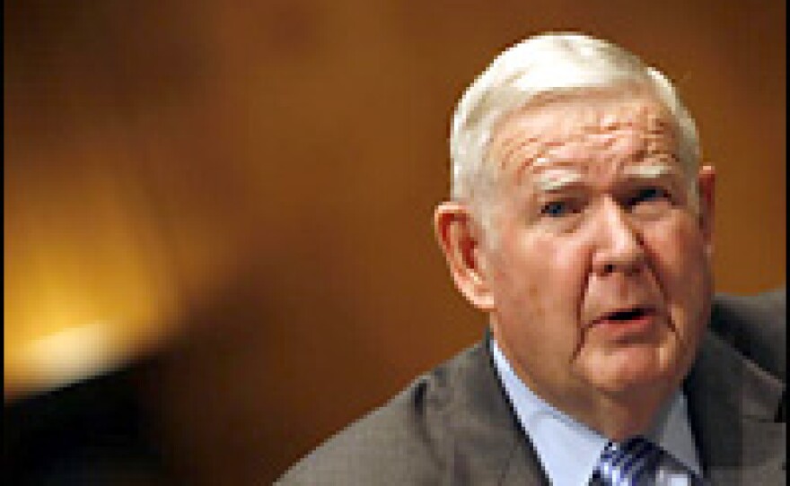 Congressman John Murtha (D-PA) testifies about Iraq policy before the Senate Committee on Foreign Relations on Jan. 23, 2007 in Washington, D.C.