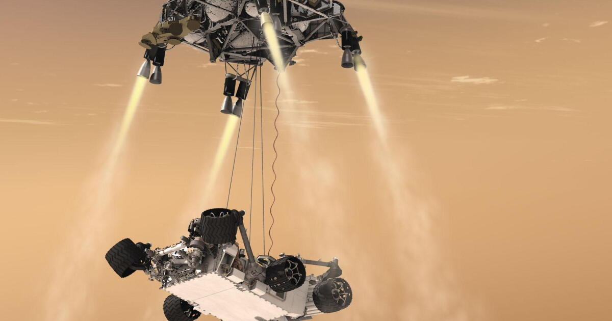 Mars Rover Pulls Off High-Wire Landing | KPBS Public Media