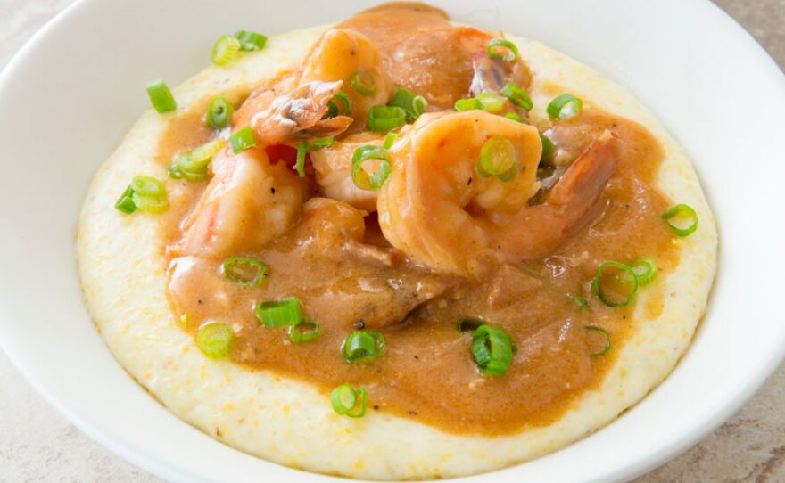 Shrimp and grits from episode "Southern Stews."